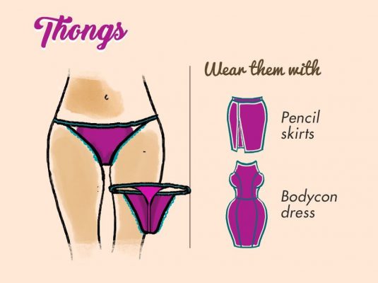 شورت های بندی یا(thongs)