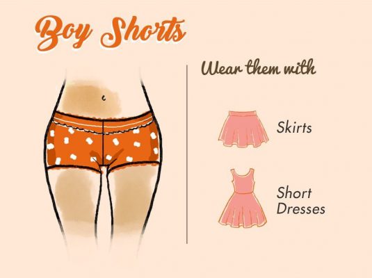 boy shorts شورت مدل پسرانه یا
