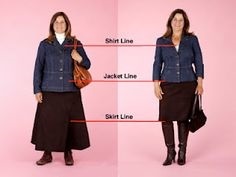 مدل کت دامن برای افراد چاق
