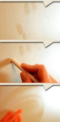 تمیز کردن اثر انگشت از کاغذ دیواری